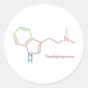 Adesivo Redondo DMT Rainbow