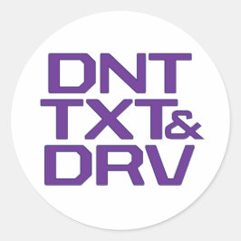 ADESIVO REDONDO DNT TXT & DRV