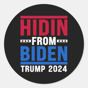 Adesivo Redondo Do Biden Kids Men Engraçado Anti Joe Biden Trump 2