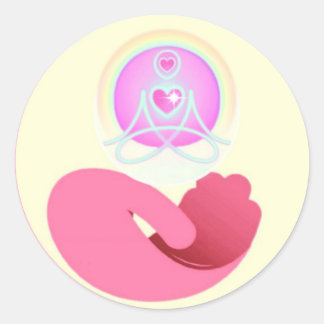 Adesivo redondo do do logotipo de aconselhamento h