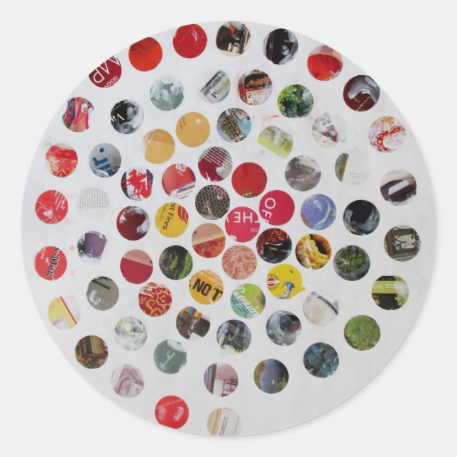 adesivo redondo do evento (Frente)