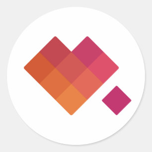 Adesivo redondo do logotipo GWWC