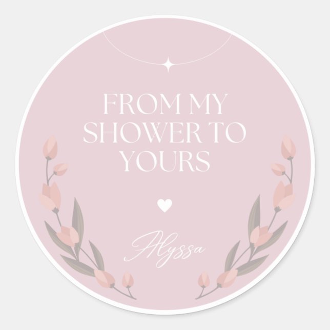 ADESIVO REDONDO DO MEU CHÁ AO SEU (Frente)