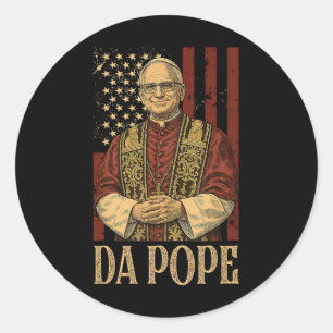 Adesivo Redondo Do Papa Leo Xiv Novo Papa Homens Engraçados Humor