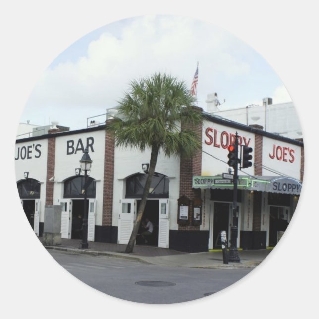 Adesivo Redondo Do Sloppy Joe (Frente)