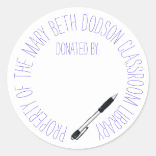 Adesivo Redondo Doado por