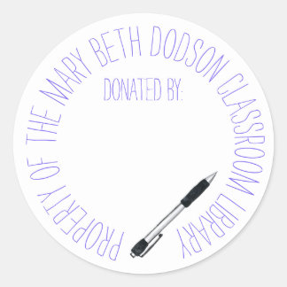 Adesivo Redondo Doado por