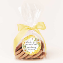 Adesivo Redondo Doce como pode ser agradeço seu Chá de fraldas.