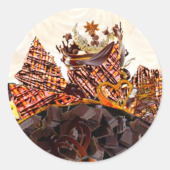 ADESIVO REDONDO DOCE DIA DO SOL! :) (Frente)