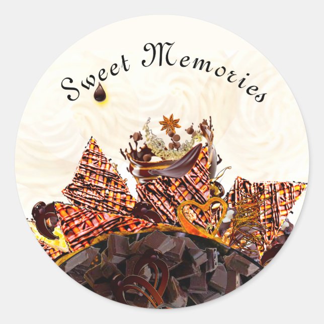 ADESIVO REDONDO DOCE DIA DO SOL! :) (Frente)