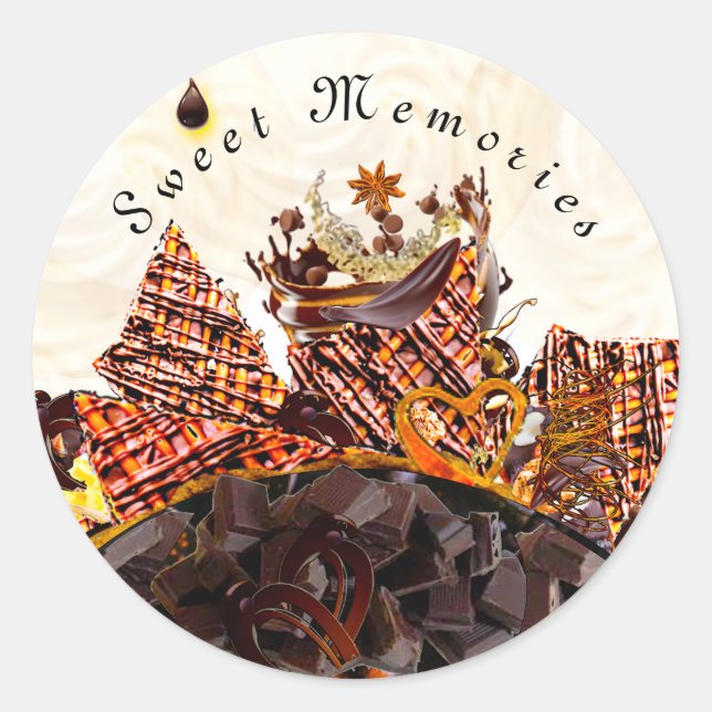 ADESIVO REDONDO DOCE DIA DO SOL! :) (Frente)