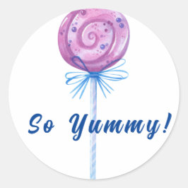 Adesivo Redondo Doce doce doce doce doce doce