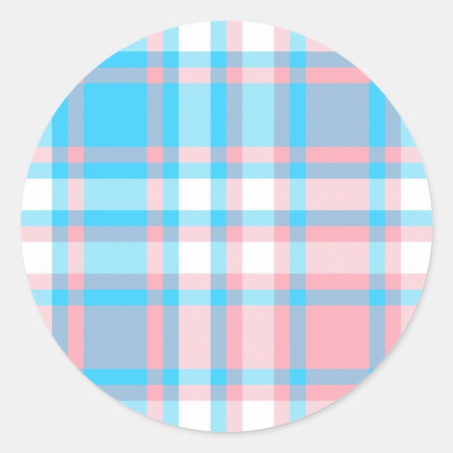 Adesivo Redondo Doce Dreams Xadrez Sticker (Frente)