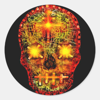 Adesivo Redondo Doce Morte