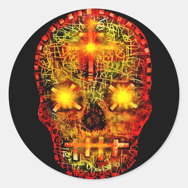 Adesivo Redondo Doce Morte (Frente)