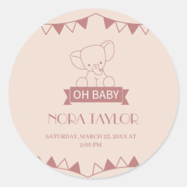 Adesivo Redondo Doce Pequeno no Caminho