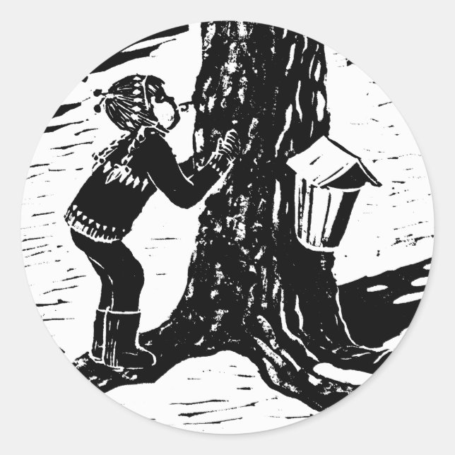 Adesivo Redondo Doce Sap Sticker (Frente)