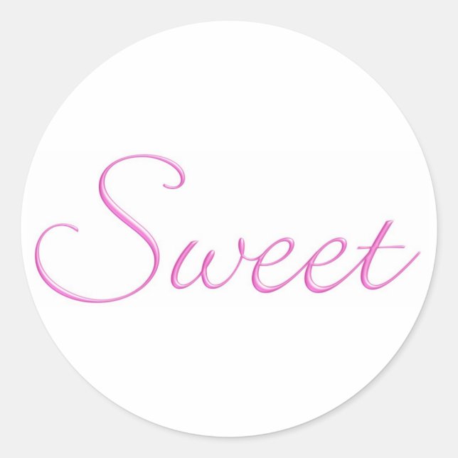 Adesivo Redondo Doce Stickers.! (Frente)