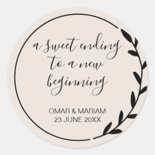 Adesivo Redondo Doce terminando para nova botânica inicial