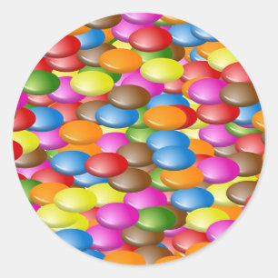 Adesivo Redondo Doces