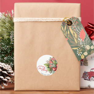 Adesivo Redondo Doces e doces festivos - Feliz Natal