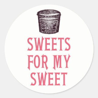Adesivo Redondo Doces para os Meus Doces Stickers