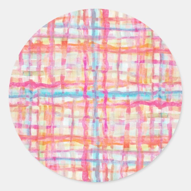 Adesivo redondo | Docinho de Cabana a Rosa (Frente)