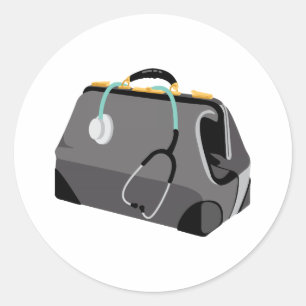 Adesivo Redondo Doctors Bag