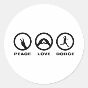 Adesivo Redondo Dodgeball