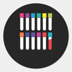 Adesivo Redondo Doença Flebotomista do Vacutainer Sanguíneo Phlebo