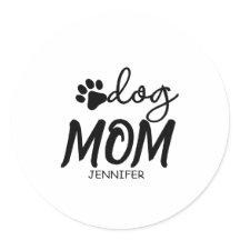 Dog Mom custom name gift