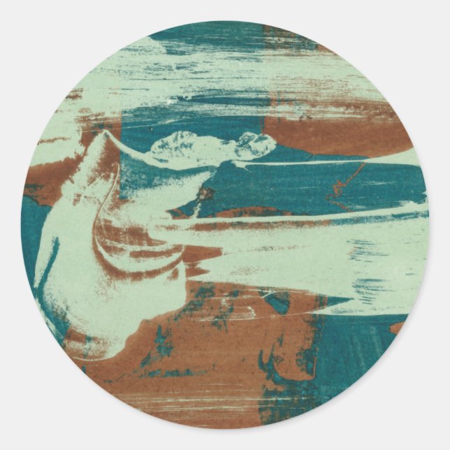 Adesivo Redondo Dois para norte (Frente)