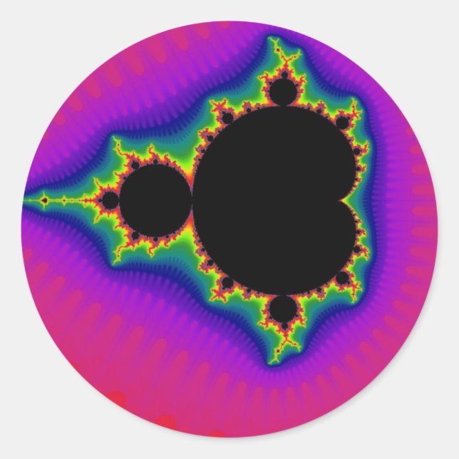 Adesivo Redondo Dois para o Poder dos Quarenta Stickers (Frente)