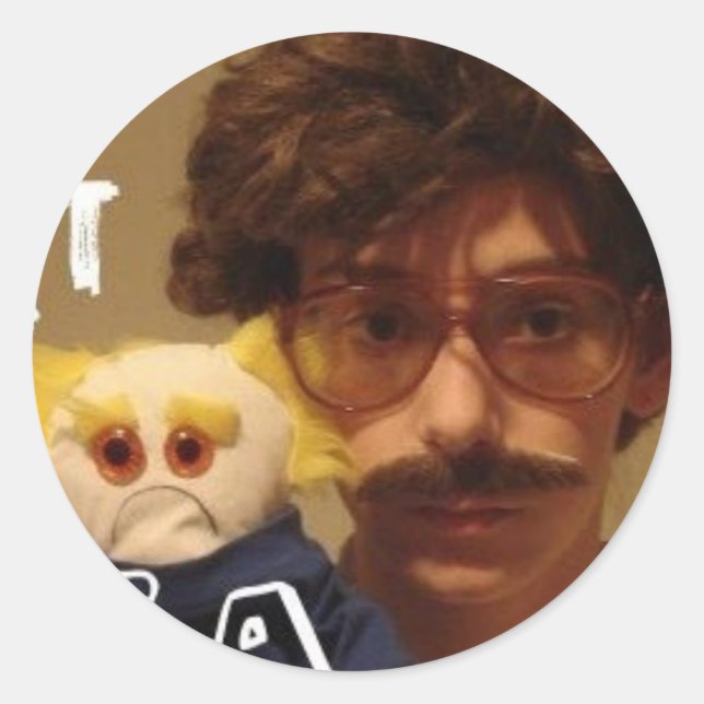 Adesivo Redondo Dolf & Albert Africa CLOSE (Frente)