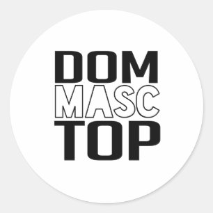 Adesivo Redondo Dom Masc Melhor