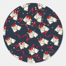 Domino Sticker - Azul