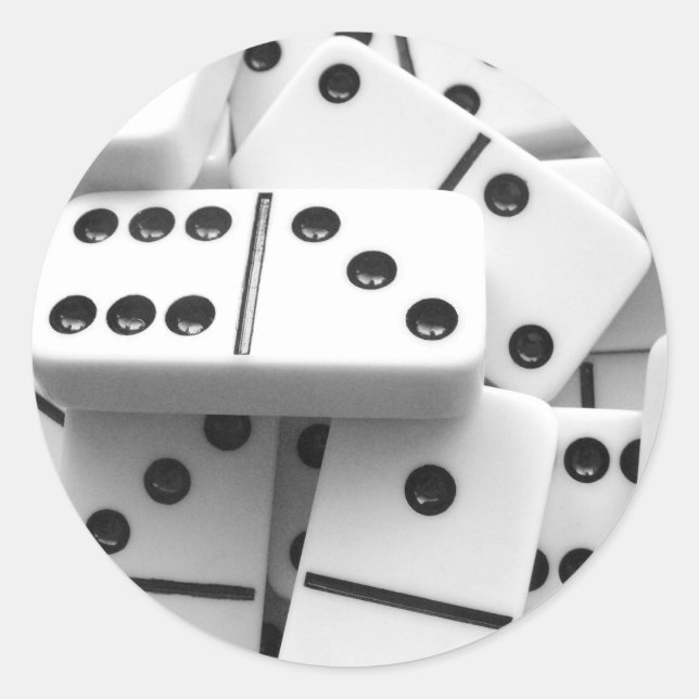 Adesivo Redondo Dominoes Stickers 006 (Frente)