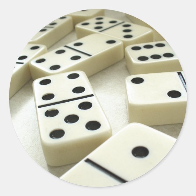 Adesivo Redondo Dominoes Stickers 009 (Frente)