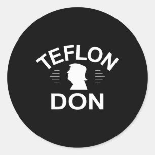 Adesivo Redondo Don - Trump - Trump 2024 Re Election Presidente Vo