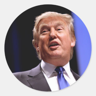 Adesivo Redondo Donald Trump