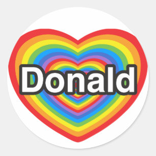 Adesivo Redondo Donald Trump