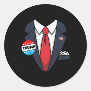 Adesivo Redondo Donald Trump Halloween Costume Para Toddler Ki