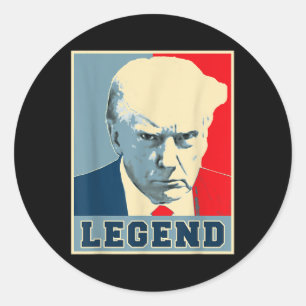 Adesivo Redondo Donald Trump Mug Atirou Na Legenda Do Presidente 2