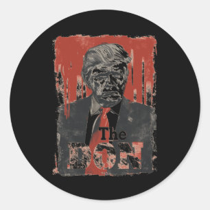 Adesivo Redondo Donald Trump "the Don" 2024