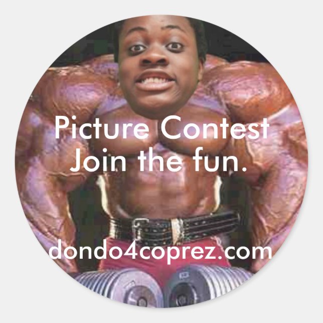 Adesivo Redondo Dondo Buff (Frente)