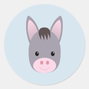 Adesivo Redondo Donkey