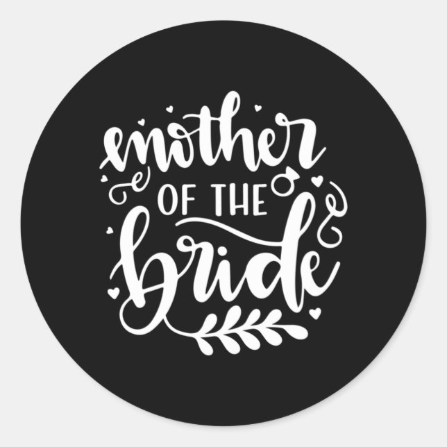 Adesivo Redondo Dono De Casamento Mãe Da Noiva (Frente)