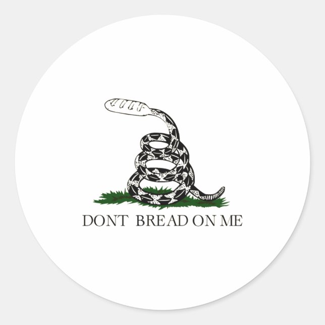 Adesivo Redondo Dont Bread On Me  (Frente)