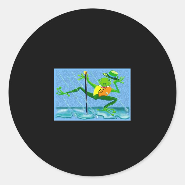 Adesivo Redondo Dont Worry Be Hoppy Toddler  (Frente)