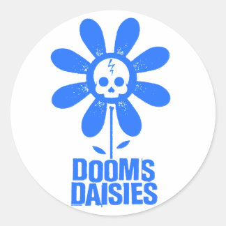 Adesivo Redondo Dooms Daisies